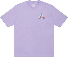 Palace: Фиолетовая футболка 