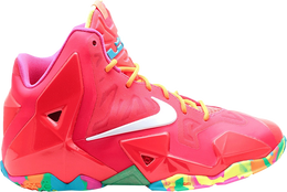 Nike: Красные кроссовки  Lebron 11