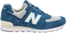 New Balance: Синие кроссовки  574