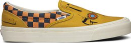 Vans: Жёлтые кеды  Classic Slip On