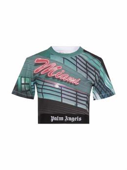 Palm Angels: Короткая футболка 