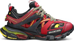 Balenciaga: Красные кроссовки  Track