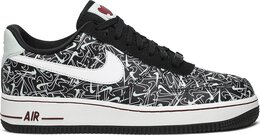 Nike: Чёрные кроссовки  Air Force 1