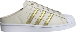 Adidas: Бежевые кроссовки  Superstar