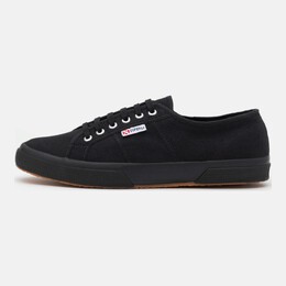 Superga: Чёрные кроссовки 