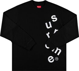 Supreme: Чёрный свитшот 