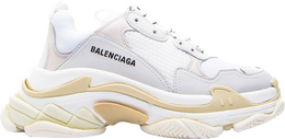 Balenciaga: Белые кроссовки  Triple S