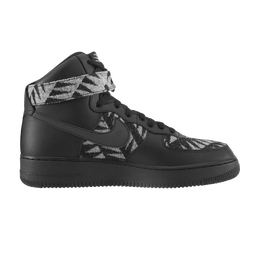 Nike: Чёрные кроссовки Air Force 1 High