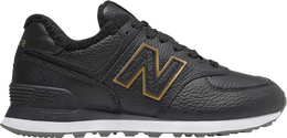 New Balance: Чёрные кроссовки  574