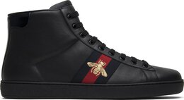 Gucci: Чёрные кроссовки  Ace