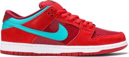 Nike: Зелёные кроссовки  Dunk Low Pro SB