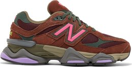 New Balance: Бордовые кроссовки  9060