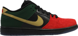 Nike: Красные кроссовки  Dunk Low Pro SB