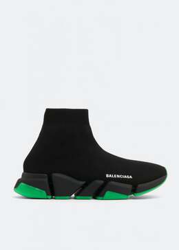 Balenciaga: Чёрные кроссовки  Speed.2