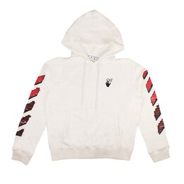 Off-White: Белая толстовка  Marker