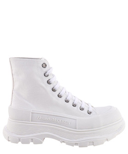 Alexander McQueen: Белые кроссовки  Tread Slick