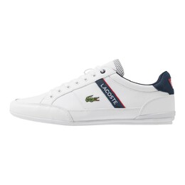 Lacoste: Белые кроссовки  Chaymon