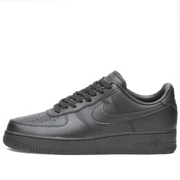 Nike: Чёрные кроссовки  Air Force 1