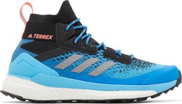 Adidas: Чёрные ботинки Terrex Free Hiker Primeblue