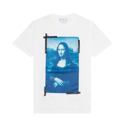 Off-White: Белая футболка  Monalisa