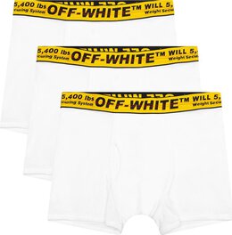 Off-White: Белые трусы  Classic Industrial