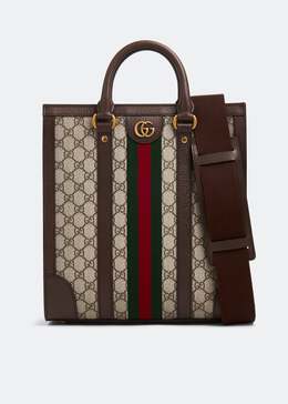 Gucci: Бежевая сумка Ophidia