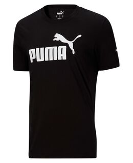 PUMA: Чёрная футболка  Essentials