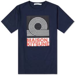 Maison Kitsuné: Синяя футболка