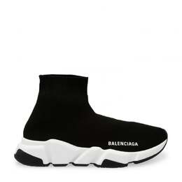 Balenciaga: Чёрные кроссовки  Speed