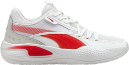 PUMA: Белые кроссовки  Court Rider