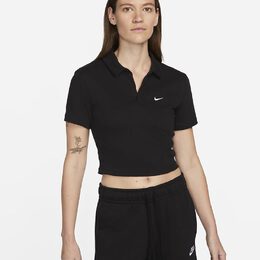 Nike: Чёрный топ Sportswear Essential