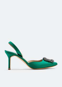 Manolo Blahnik: Зелёные туфли 