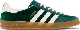 Adidas: Зелёные кроссовки  Gazelle