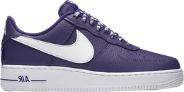 Nike: Фиолетовые кроссовки  Air Force 1 Low