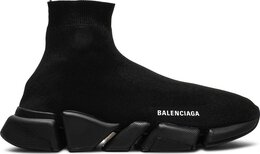 Balenciaga: Чёрные кроссовки  Speed.2