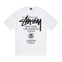 Stussy: Белая футболка 