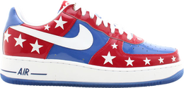 Nike: Синие кроссовки Air Force 1