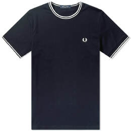 Fred Perry: Синяя футболка  Twin Tipped