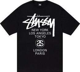 Stussy: Чёрная футболка 