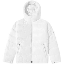 Moncler: Белый пуховик  Maya