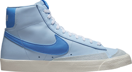 Nike: Голубые кроссовки  Blazer Mid 77 Vintage