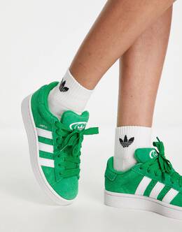 Adidas campus green glow on sale