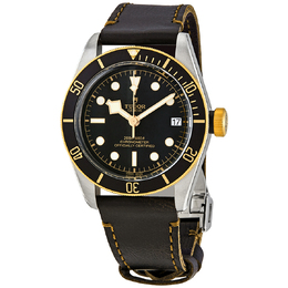 Pre-owned Tudor Heritage Black Bay S&G Automatic Chronometer Black Dial Mens Watch m79733n-0007