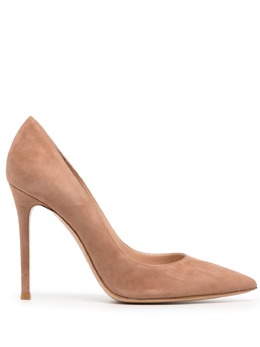Gianvito Rossi: Бежевые туфли 