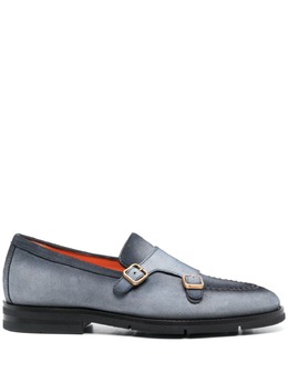 Santoni: Синие туфли 