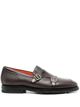 Santoni: Тёмные туфли 