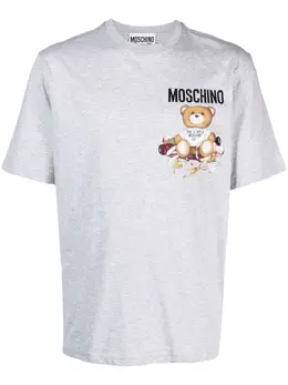 Moschino: Футболка с принтом 