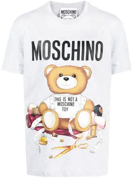 Moschino: Футболка с принтом