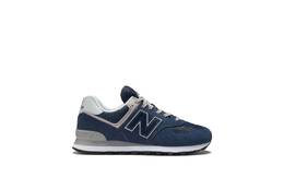 New Balance: Синие кроссовки  574