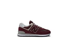 New Balance: Бордовые кроссовки  574